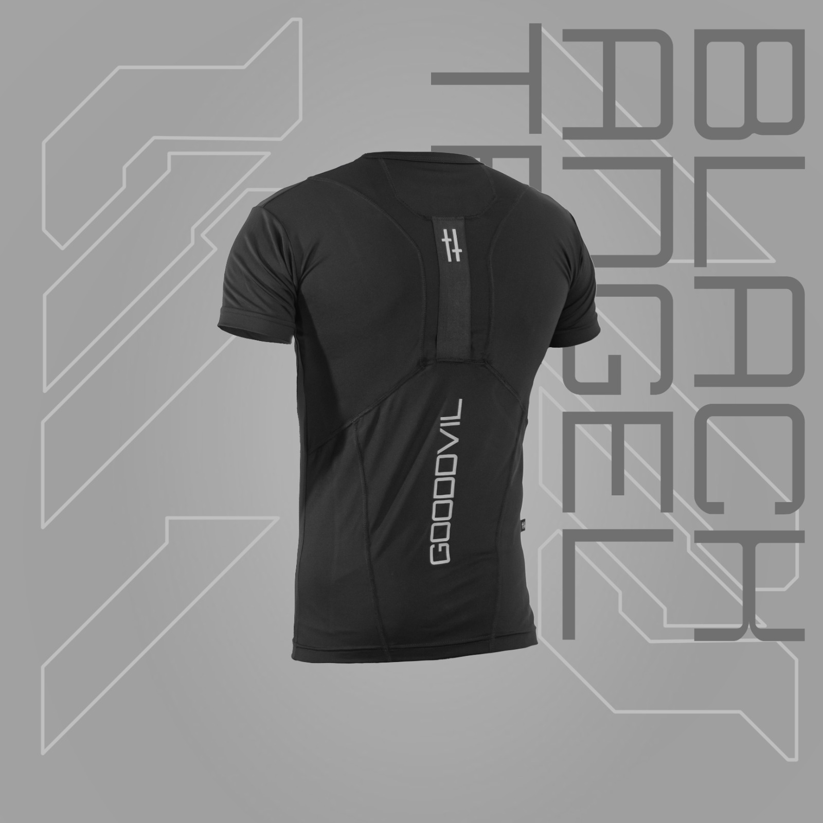 Black Angel Tee (black/red) - Imagen 2